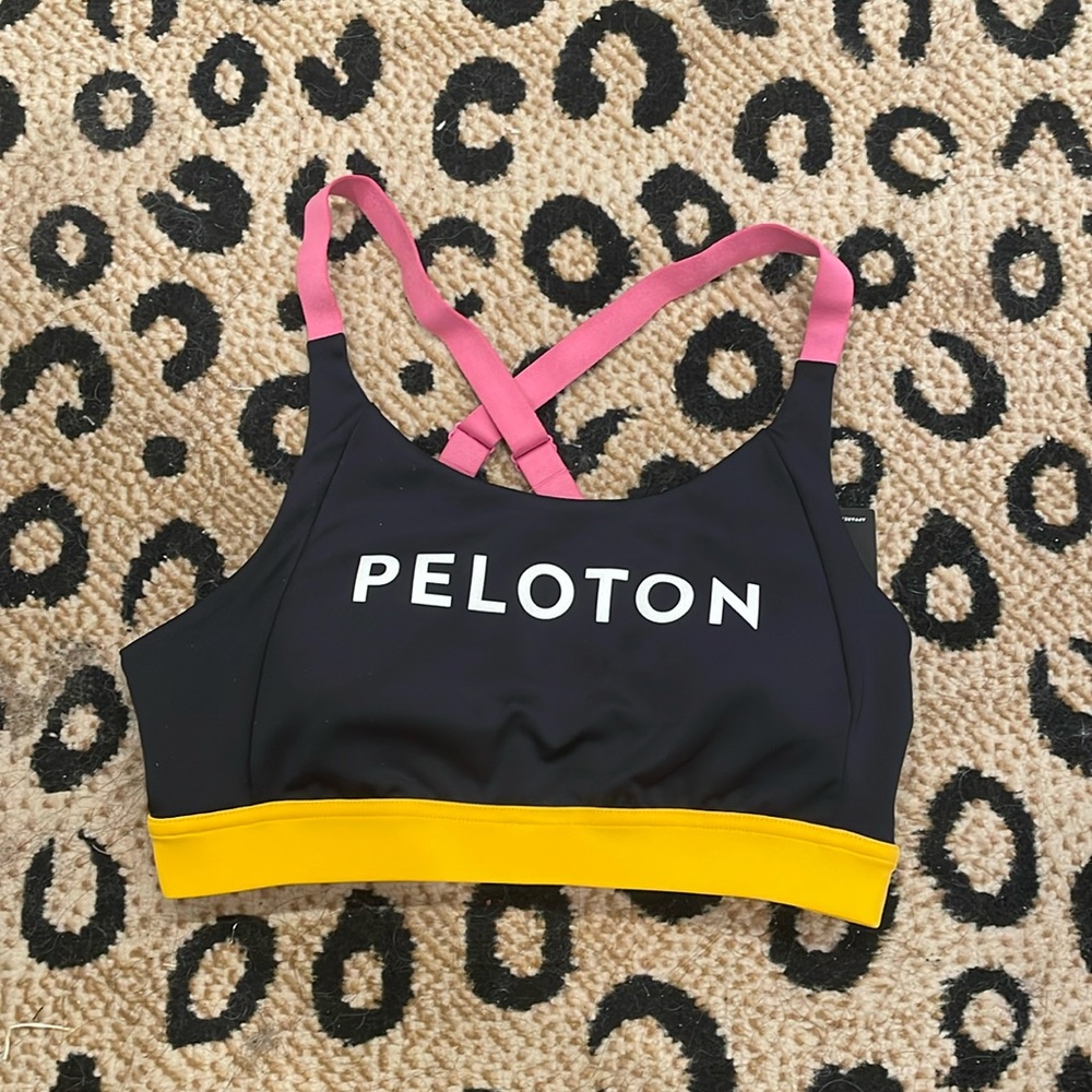 NWT Peloton “Push Your Boundaries”Colorblock Bra